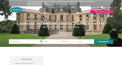 Desktop Screenshot of ladresse-gifsuryvette.com